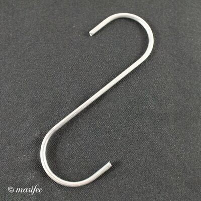 S-Haken symmetrisch, 1 Stück 108 × 70 × 2,8 mm, Metallhaken S-Haken symmetrisch, 1 Stück 108 × 70 × 2,8 mm, Metallhaken