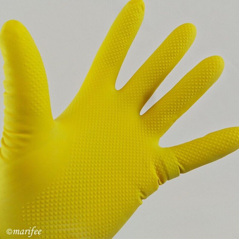 Haushaltshandschuhe, Naturlatex Grösse 7,5-8 (Medium)