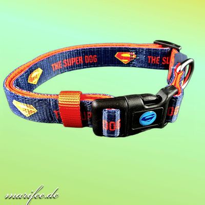 Hundehalsband The Super Dog, Gr. M-L Lizenzartikel