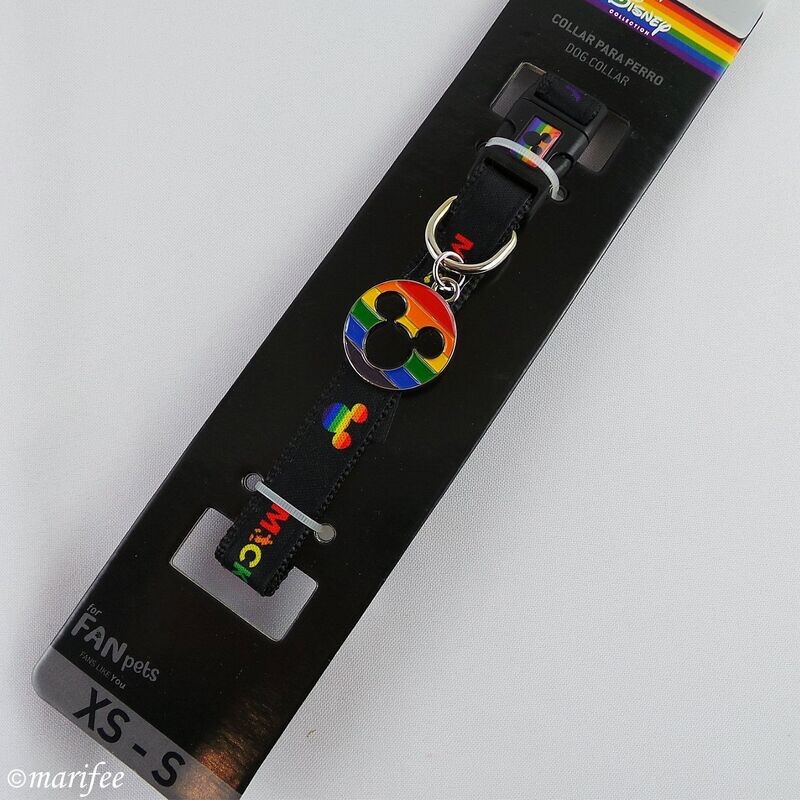 Hundehalsband Mickey, Schwarz, Gr. XS-S, Lizenzartikel