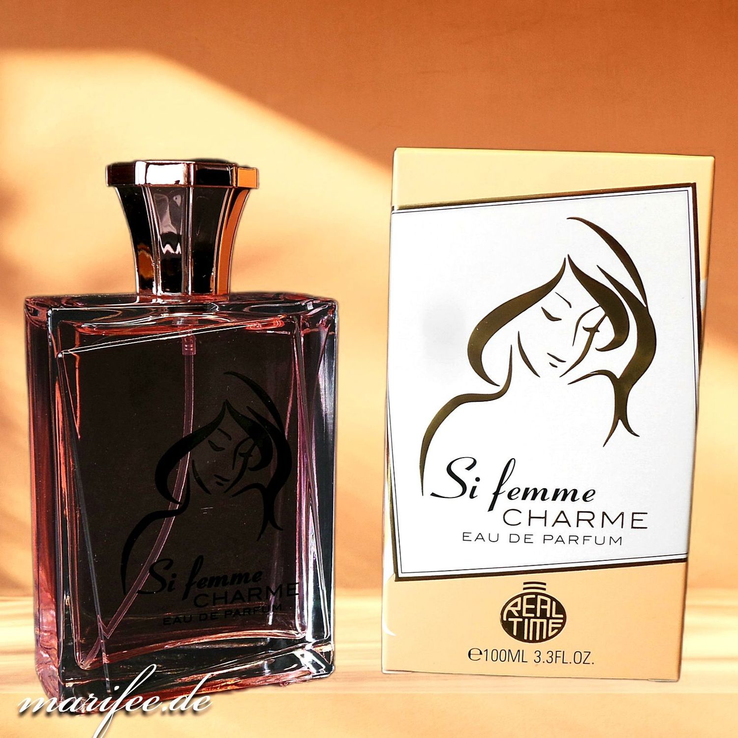 Eau de Parfum Si Femme Charme, Real Time , 100 ml, Blumig-fruchtig Eau de Parfum Si Femme Charme, Real Time , 100 ml, Blumig-fruchtig