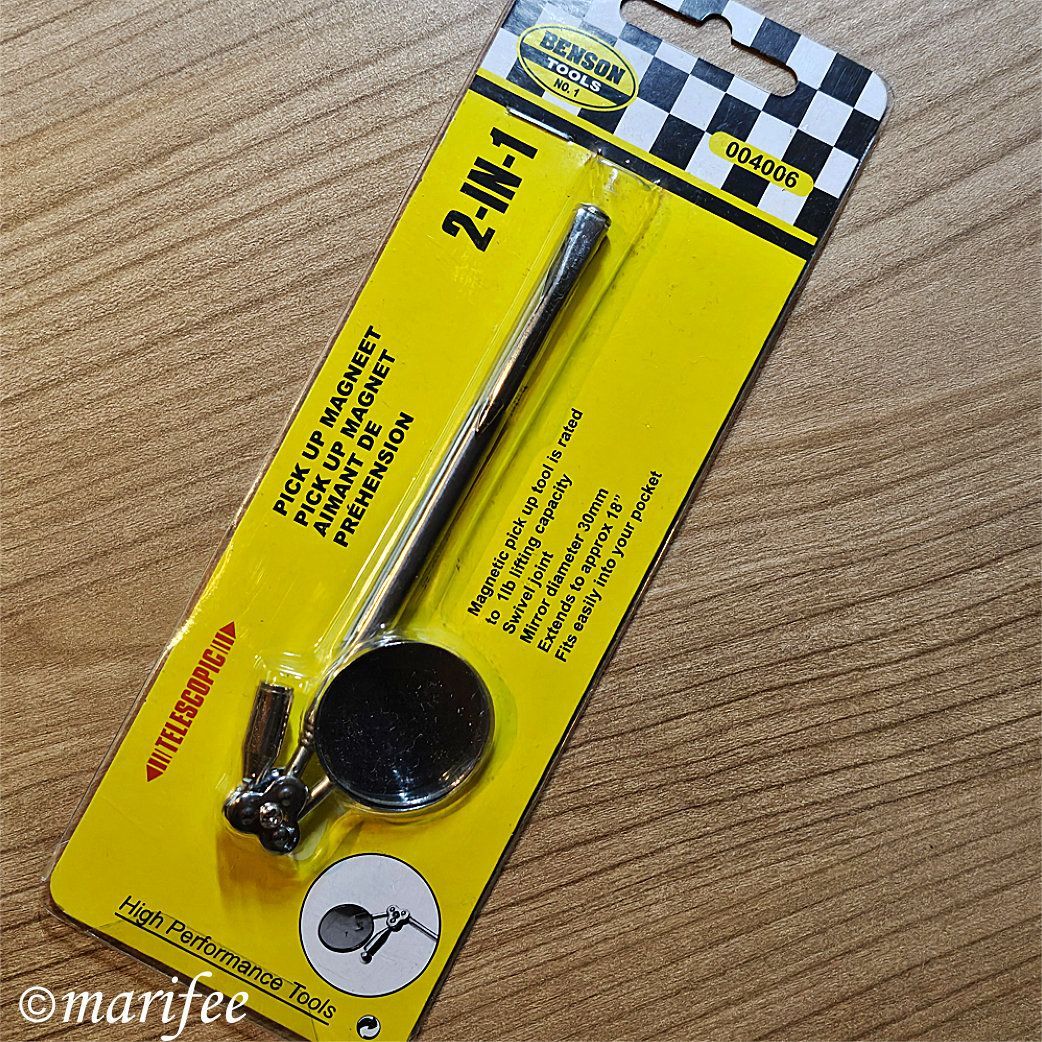 Teleskop-Magnetstab 2-in-1 mit Spiegel, 125-480 mm Teleskop-Magnetstab 2-in-1 mit Spiegel, 125-480 mm