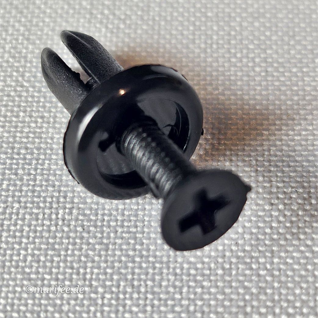 Kunststoff-Spreiznieten, 10 Stück 5 × 12 × 10 mm Kunststoff-Spreiznieten, 10 Stück 5 × 12 × 10 mm