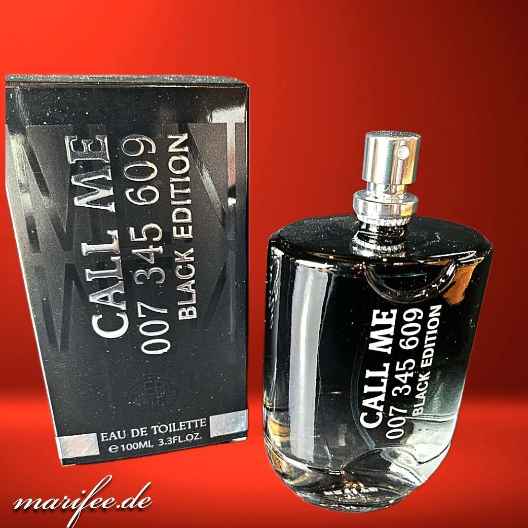 Eau de Toilette Call Me Black Edition, for Men, 100 ml, Würzig-erdige Noten Eau de Toilette Call Me Black Edition, for Men, 100 ml, Würzig-erdige Noten