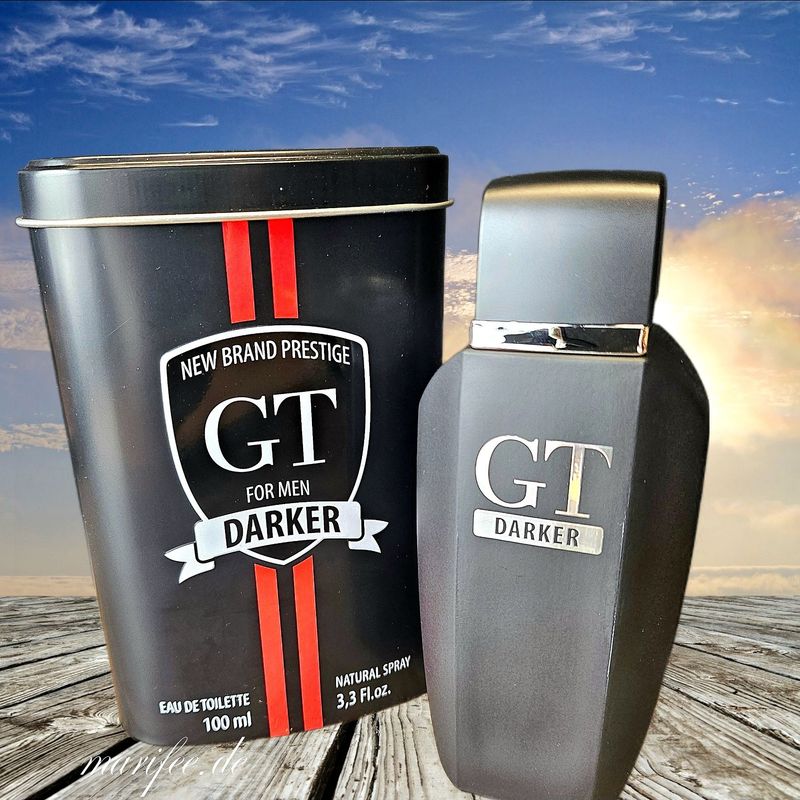 Eau de Toilette GT Darker for Men, Metalldose, 100 ml, Holzig-würzige Noten Eau de Toilette GT Darker for Men, Metalldose, 100 ml, Holzig-würzige Noten