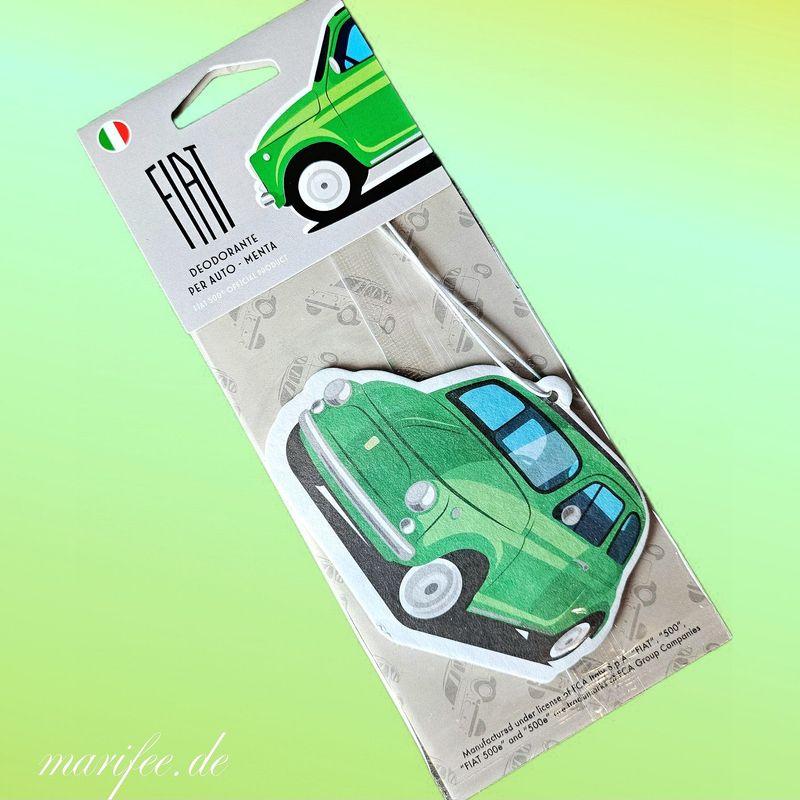 Auto-Lufterfrischer Fiat 500, Minze/ Menthe Auto-Lufterfrischer Fiat 500, Minze/ Menthe