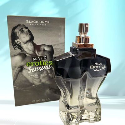Eau de Toilette Male Erotics Sensual for Men, 100 ml, Black Onyx Eau de Toilette Male Erotics Sensual for Men, 100 ml, Black Onyx