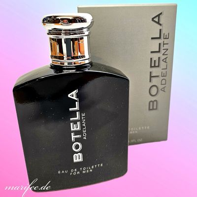 Eau de Toilette Botella Adelante for Men, 100 ml, Blumig-Holzig