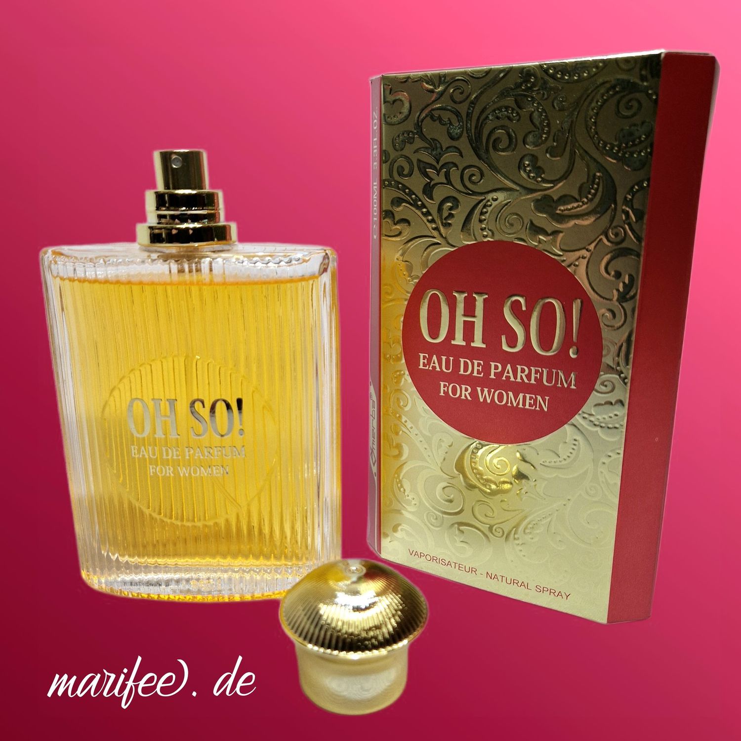 Eau de Parfum OH SO! Blumig-Süss, for Women, 100 ml, Blumig-süsse Noten Eau de Parfum OH SO! Blumig-Süss, for Women, 100 ml, Blumig-süsse Noten