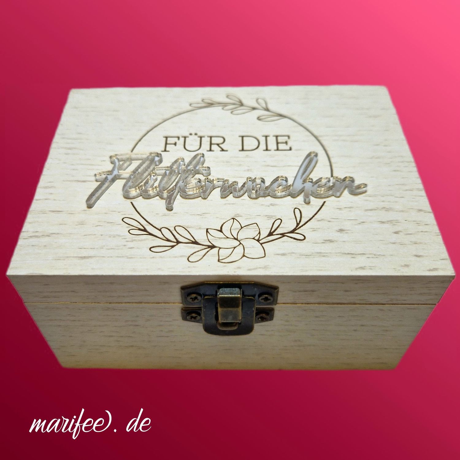 Musik-Holztruhe Hochzeit, für die Flitterwochen, Hochzeitsmarsch