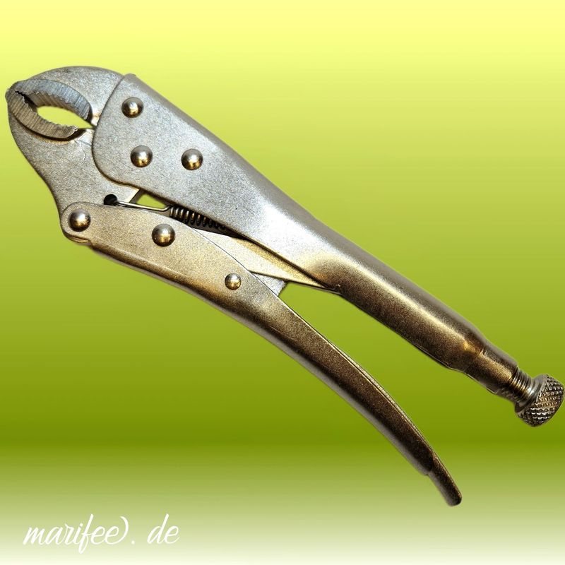 Gripzange, 210 mm, 6-fach vernietet, Feststellzange, Klemmzange