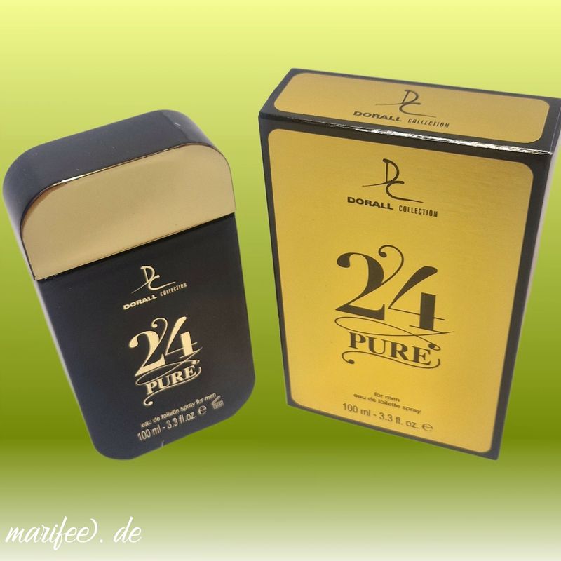 Eau de Toilette, 24 Pure for Men, 100 ml, Dorall Collection, holzig-würzig