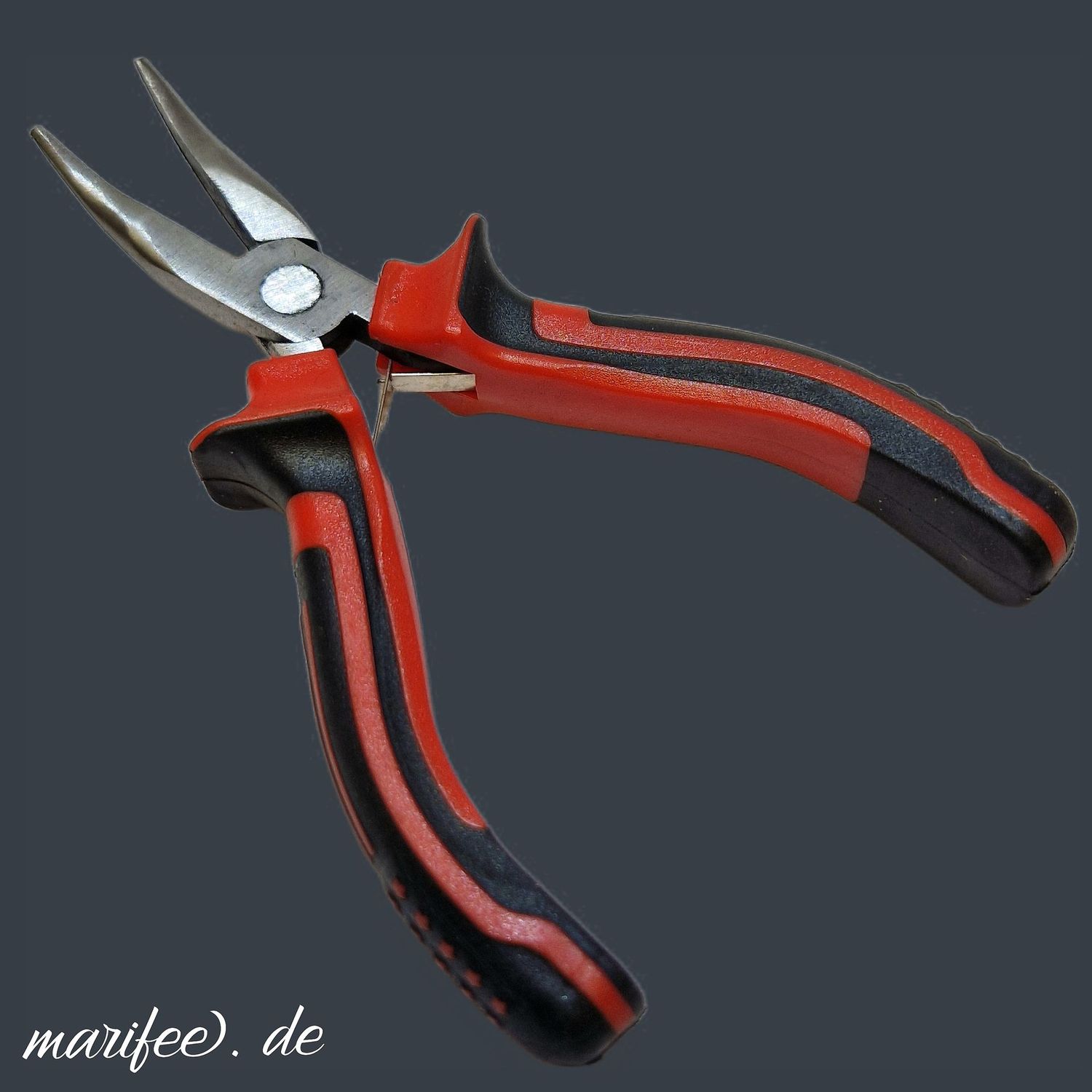 Präzisions-Spitzzange gebogen, 55 × 132 × 14 mm, Benson