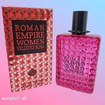 Eau de Parfum Roman Empire Velluto Rosa, 100 ml, Blumig-fruchtige Noten Eau de Parfum Roman Empire Velluto Rosa, 100 ml, Blumig-fruchtige Noten