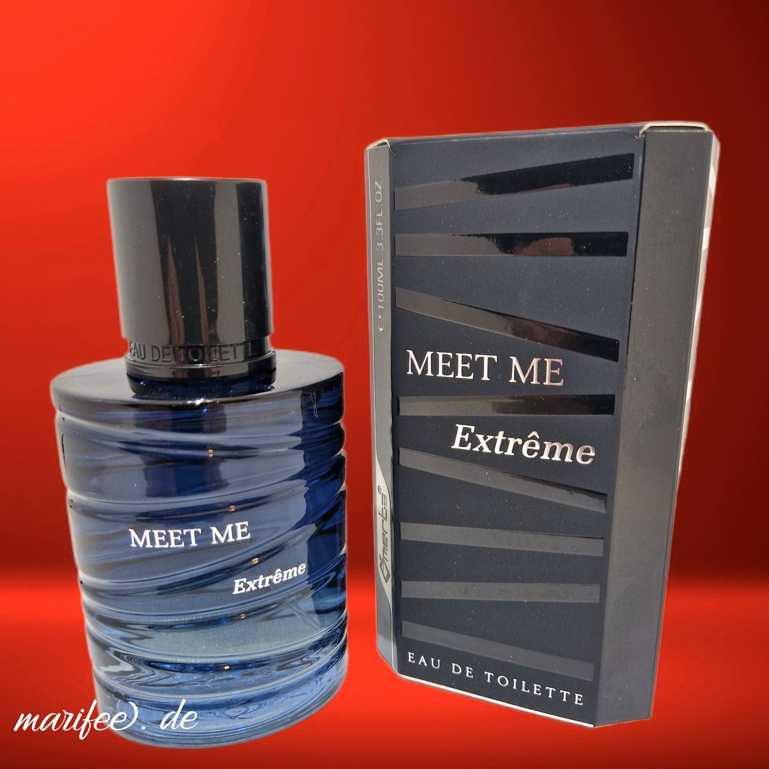 Eau de Toilette, MEET ME Extreme, for Men, 100 ml, Holzig-Würzig