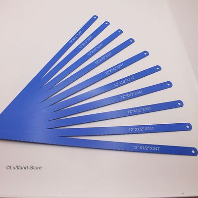 Metall-Sägeblätter, 10 Stück, 300 x 1,25 mm, Eisensägeblätter Metall-Sägeblätter, 10 Stück, 300 x 1,25 mm, Eisensägeblätter