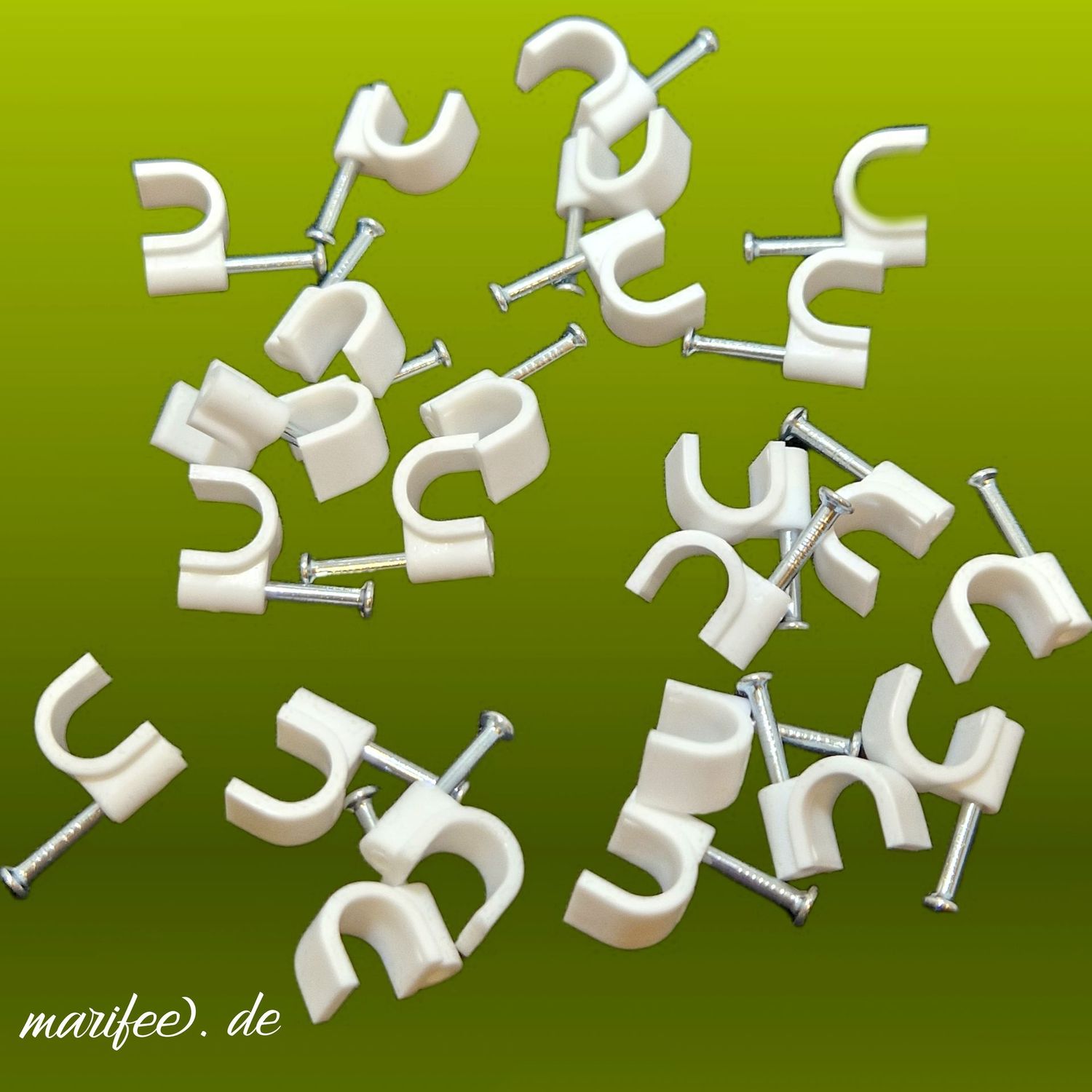 Kabelschellen 8 mm, 25 Stück für Kabel bis 8 mm, Expressschellen