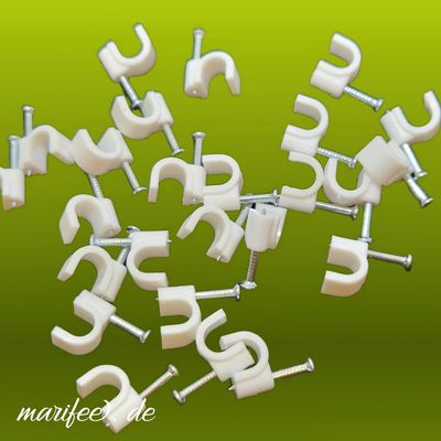 Kabelschellen 6 mm, 25 Stück für Kabel bis 6 mm, Expressschellen