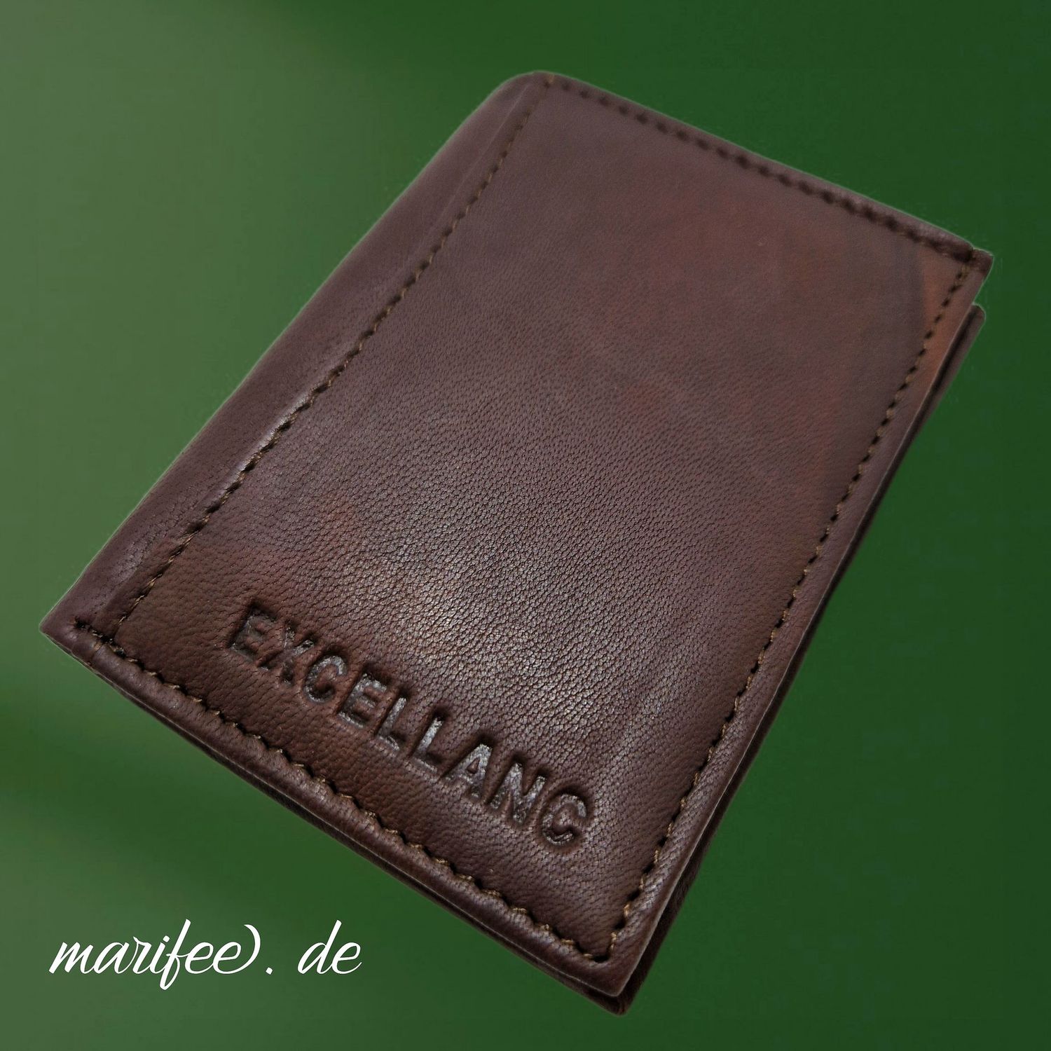 Excellanc Mini-Geldbörse, Echtleder, Bordeaux, 80 x 104 x 12 mm Excellanc Mini-Geldbörse, Echtleder, Bordeaux, 80 x 104 x 12 mm
