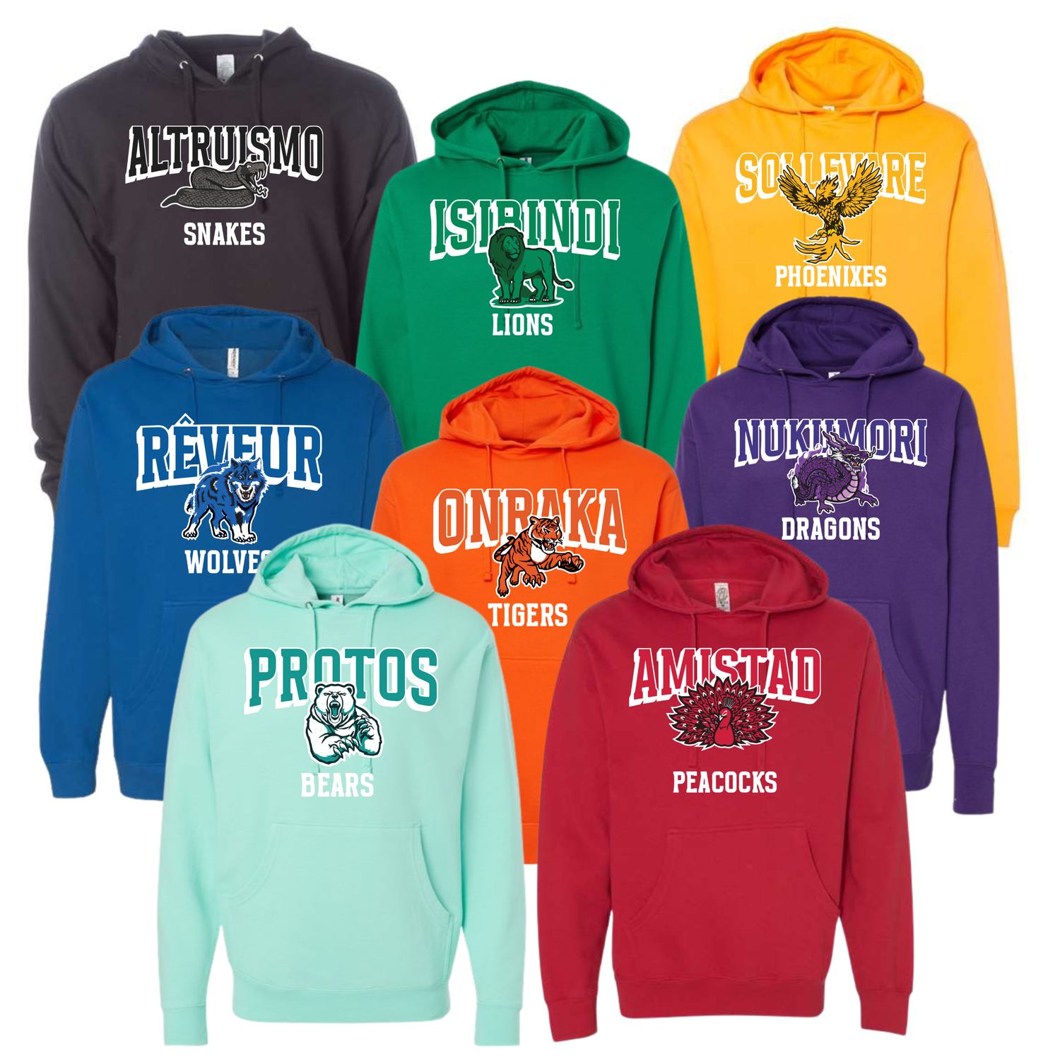 #1 House Hoodie House with Mascot