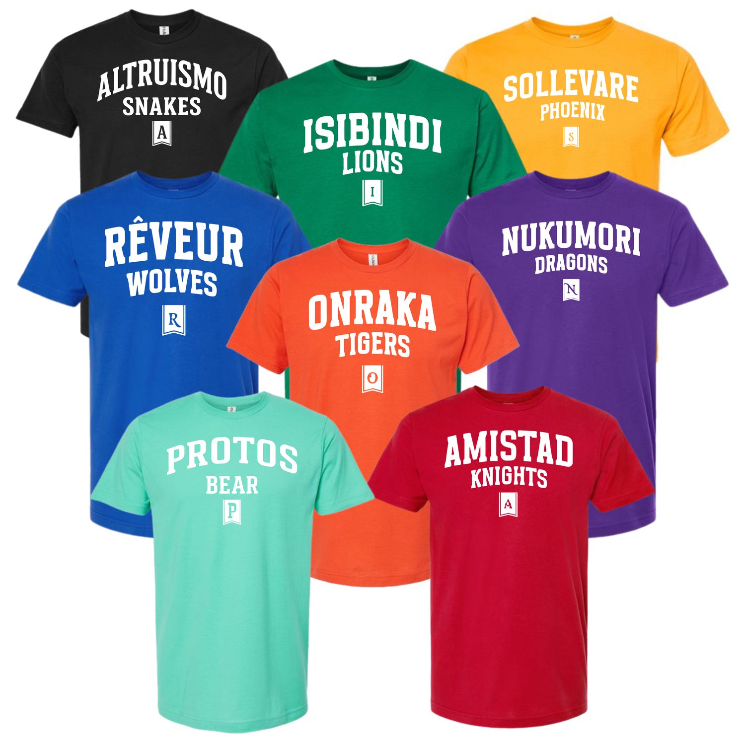 #5 House Shirt with House Name