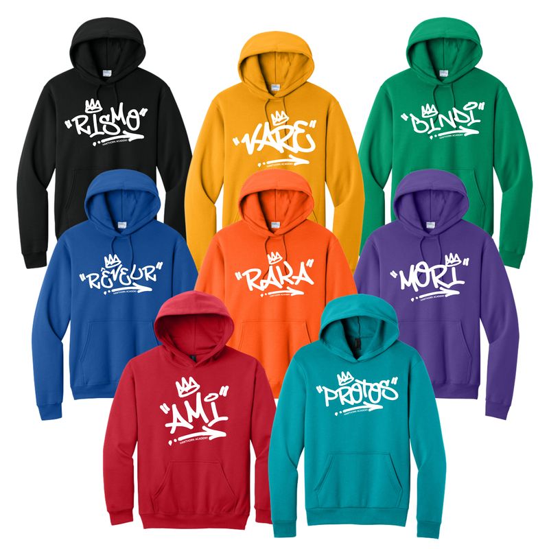 #2H House Hoodie with Graffiti