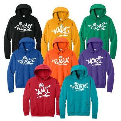 #2H House Hoodie with Graffiti