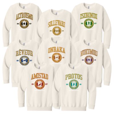 #5C House Crewneck Vintage Varsity Logo