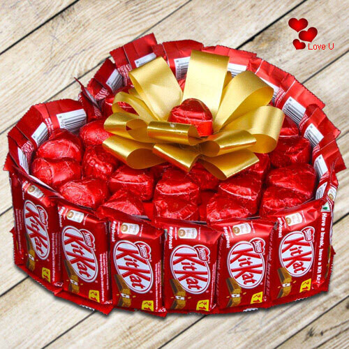 Magical Hand Made Chocolates with Kitkat touch HAND KITKAT