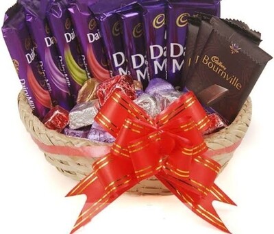 Chocolate Handmade Basket