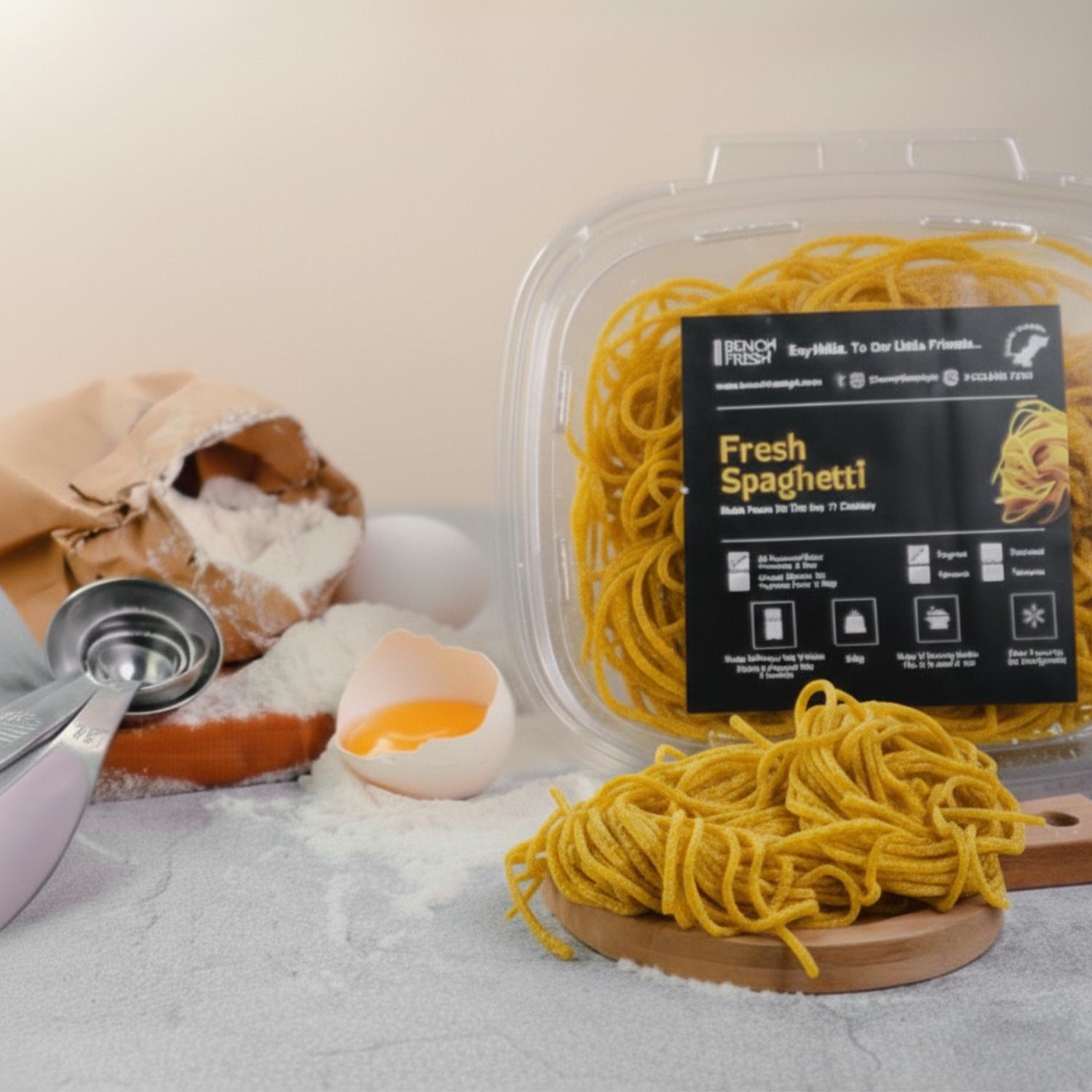 Turmeric Egg Spaghetti (400g)