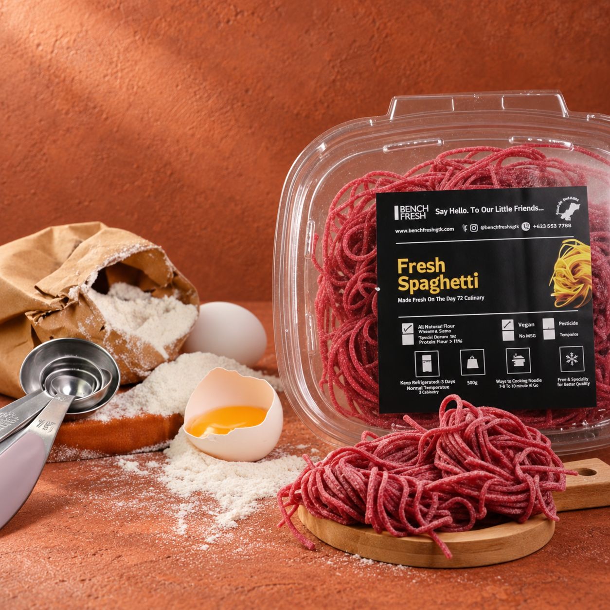 Beetroot Egg Spaghetti (400g)