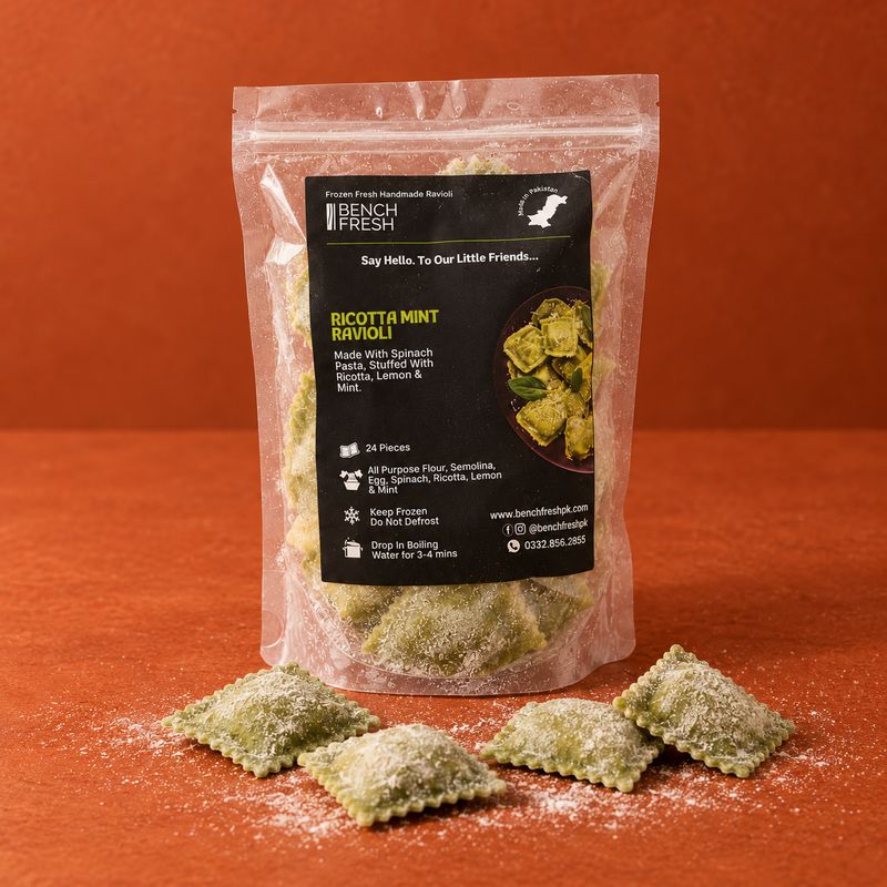Ricotta Mint Ravioli - 24 Pieces (Frozen Fresh)