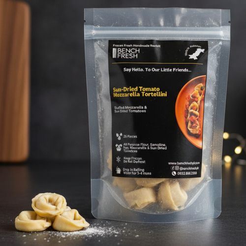 Sun-Dried Tomato Mozzarella Tortellini - 25 pieces per box (Frozen Fresh)