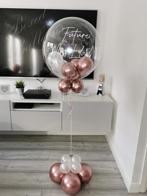 Design Your Own Personalised Bubble Balloon Filled With Mini Balloons