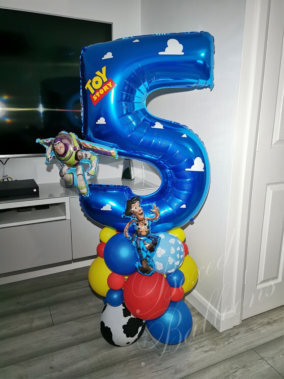 Toy Story Number Balloon Column