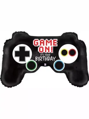 Game On Controller Super Shape Foil Balloon