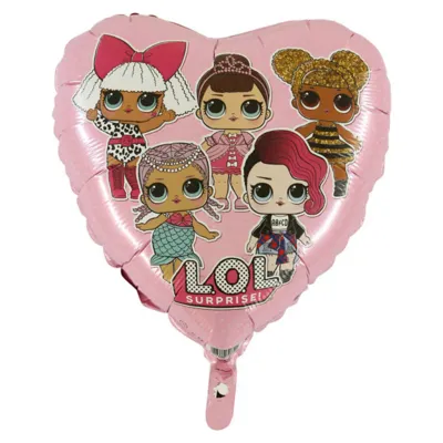 LOL Surprise Pink Heart Foil Balloon