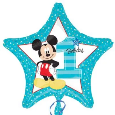 Star Disney Mickey Mouse Foil Balloon