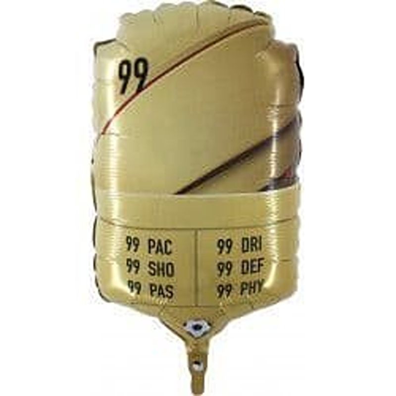 Football Card Style Super Shape Foil Balloon