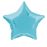 Pastel Blue 20 Inch Personalised Helium Filled Star Balloon