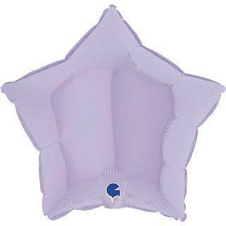 Lilac 18 Inch Personalised Helium Filled Star Balloon