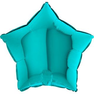 Tiffany Blue 18 Inch Personalised Helium Filled Star Balloon