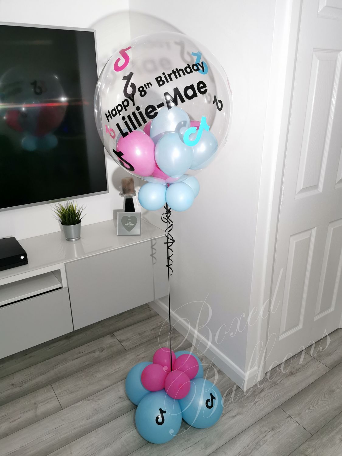 Tik Tok Themed Bubble Balloon