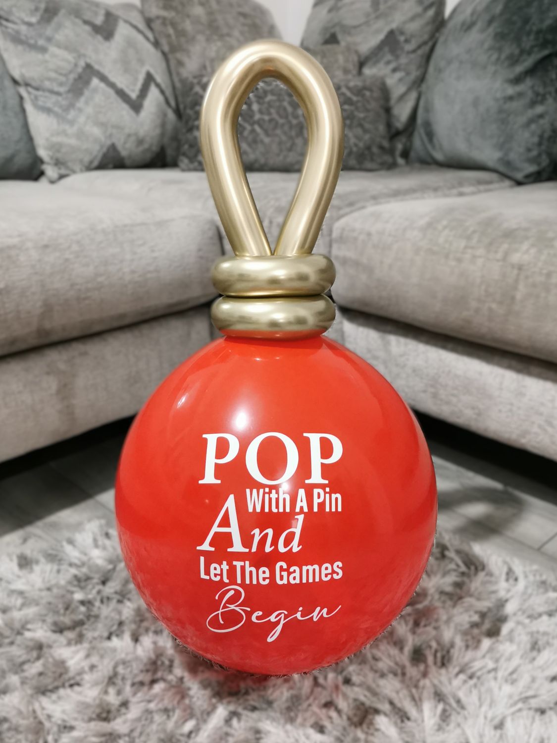 Elf Arrival Bauble Balloon