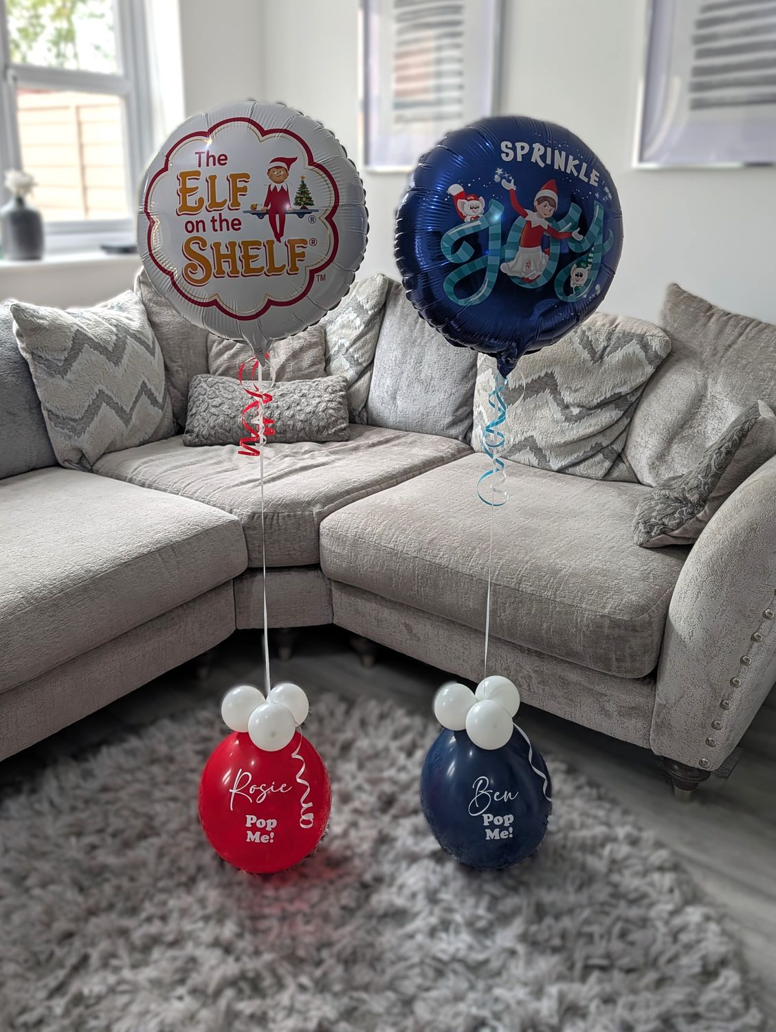 Elf Arrival Pop Surprise Balloons