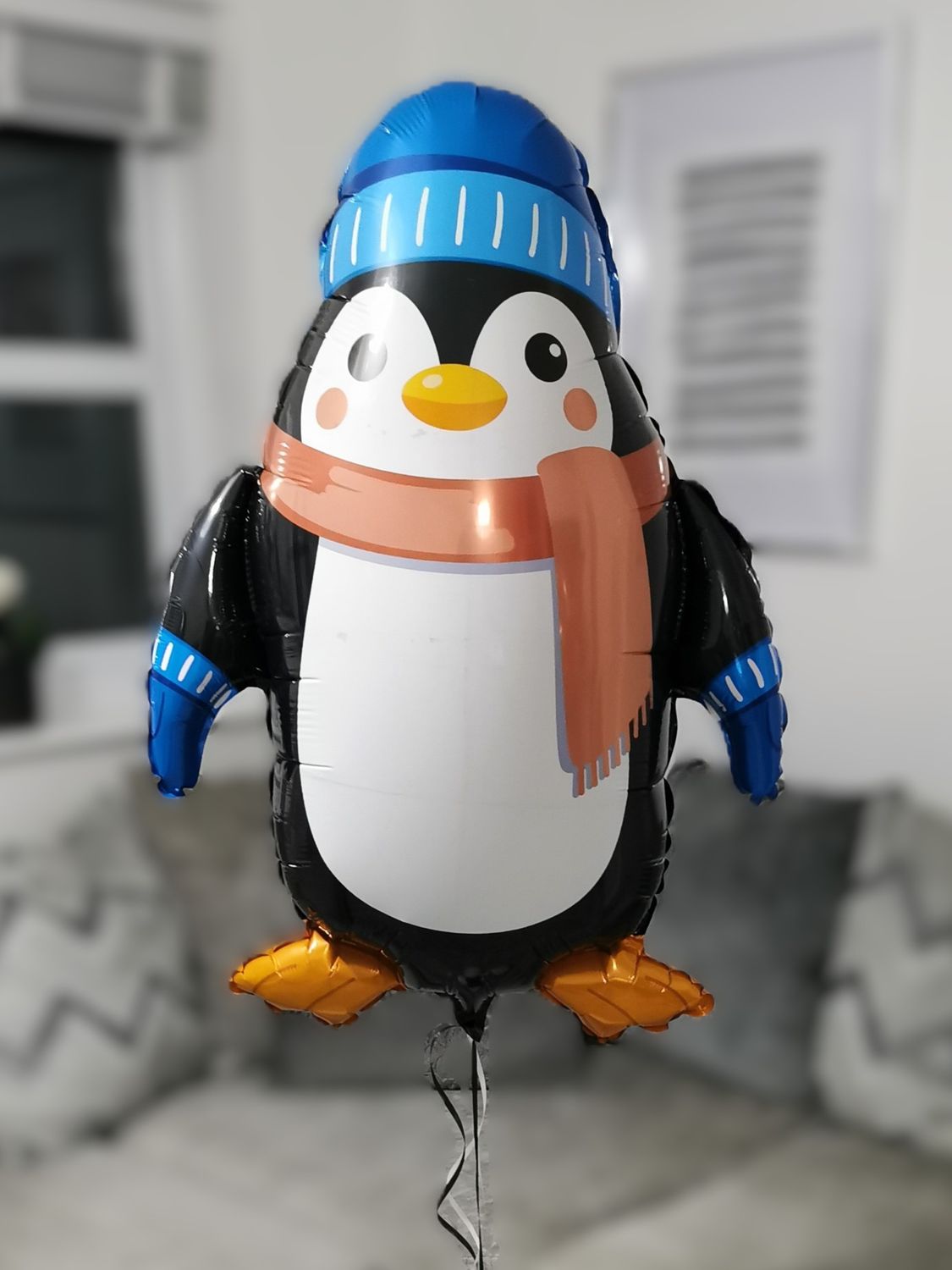 Personalised Penguin Christmas Balloon