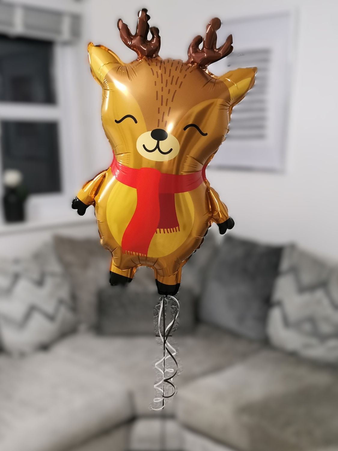 Personalised Reindeer Christmas Balloon