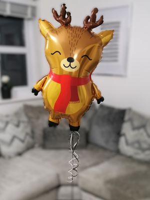 Personalised Reindeer Christmas Balloon