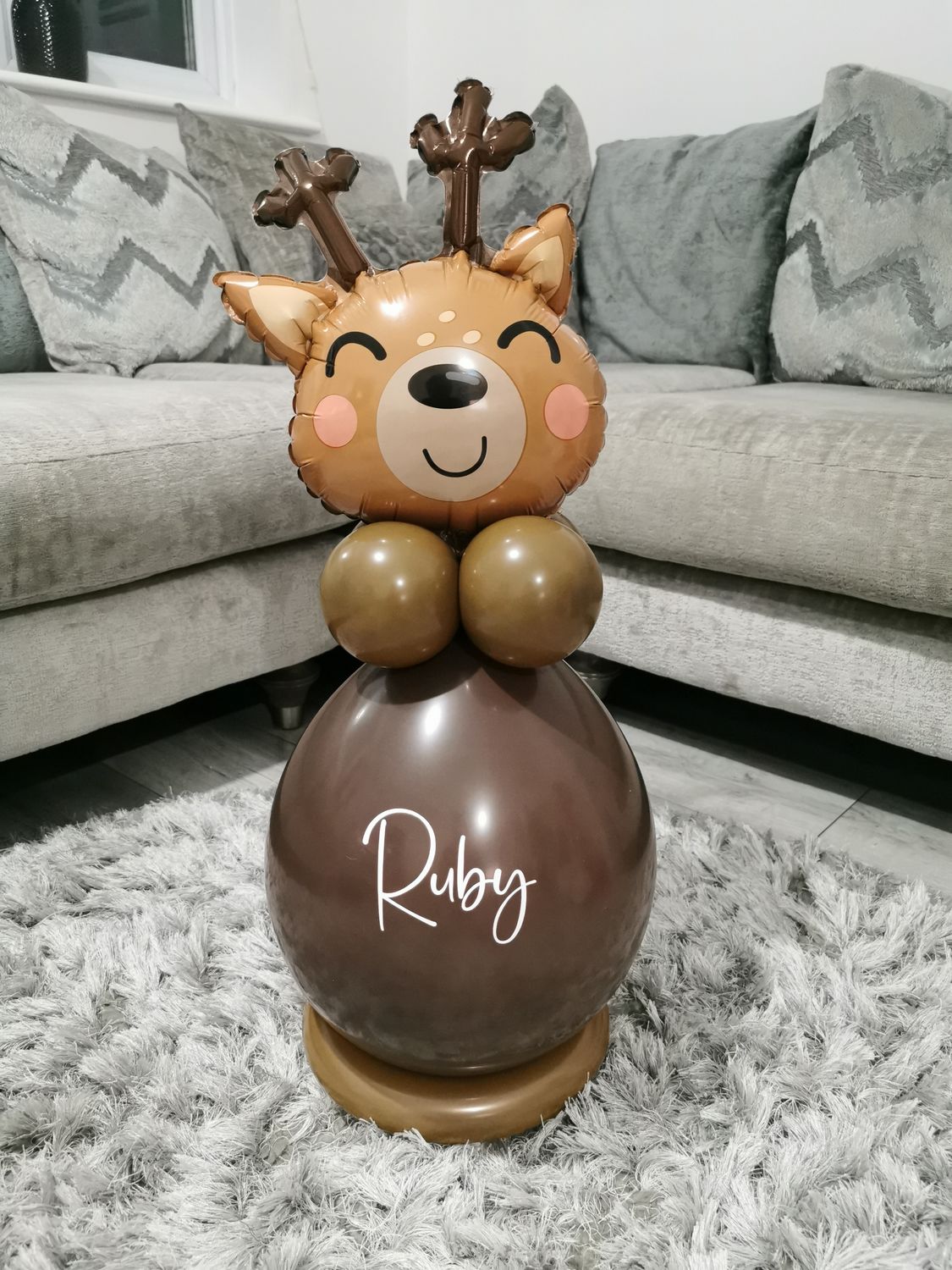 Santa Arrival Reindeer Surprise Balloon